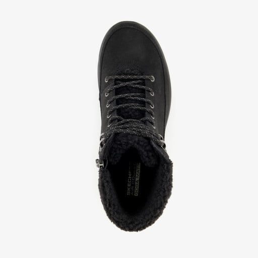 On-the-GO Glacial suède veterboots zwart