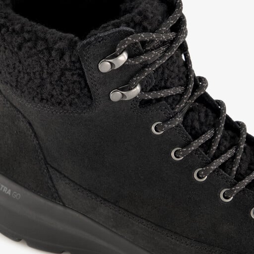 On-the-GO Glacial suède veterboots zwart