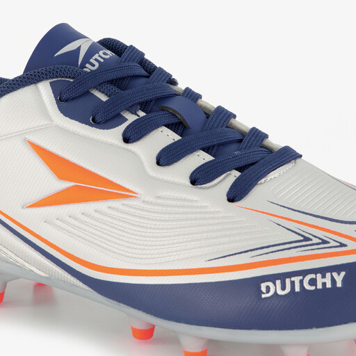 FG kinder voetbalschoenen grijs blauw