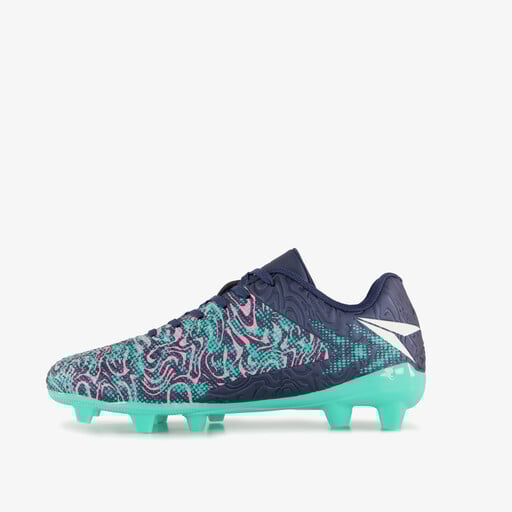 FG kinder voetbalschoenen blauw roze