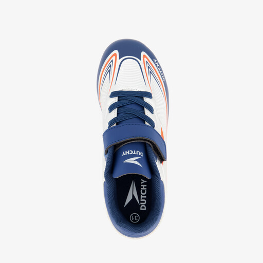 FG kinder voetbalschoenen grijs blauw