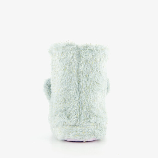 Kinder pantoffels muis mintgroen