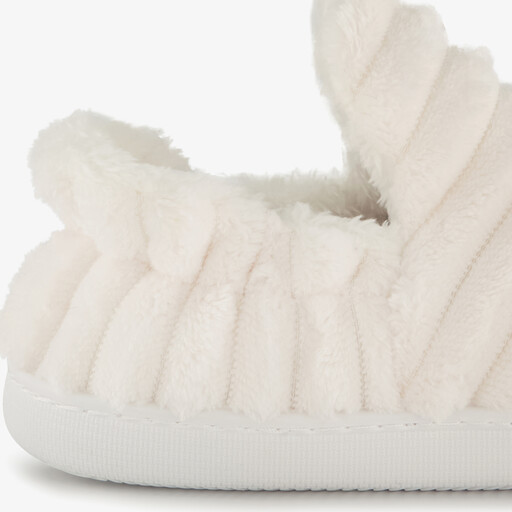 Dames pantoffels wit