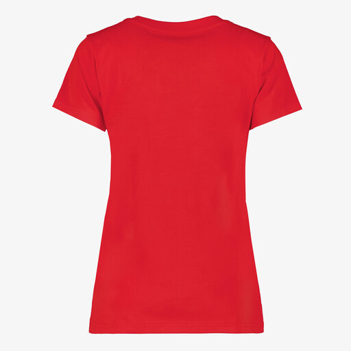 Dames T-shirt met opdruk rood