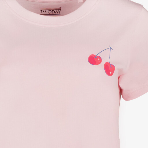 Dames t-shirt met opdruk roze