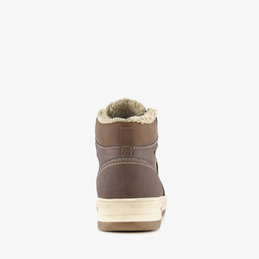 Gevoerde heren veterboots donkerbruin