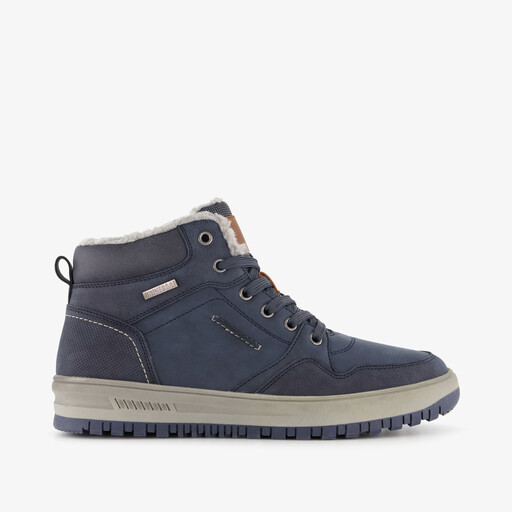 Gevoerde heren veterboots donkerblauw