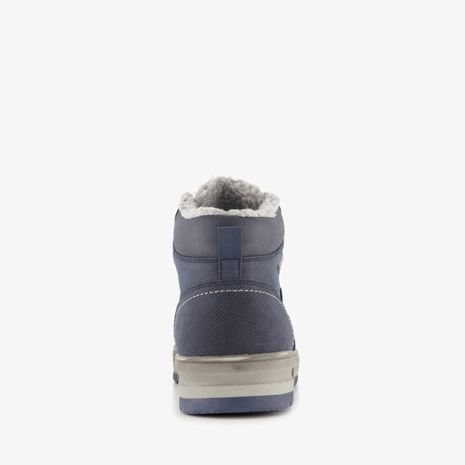 Gevoerde heren veterboots donkerblauw