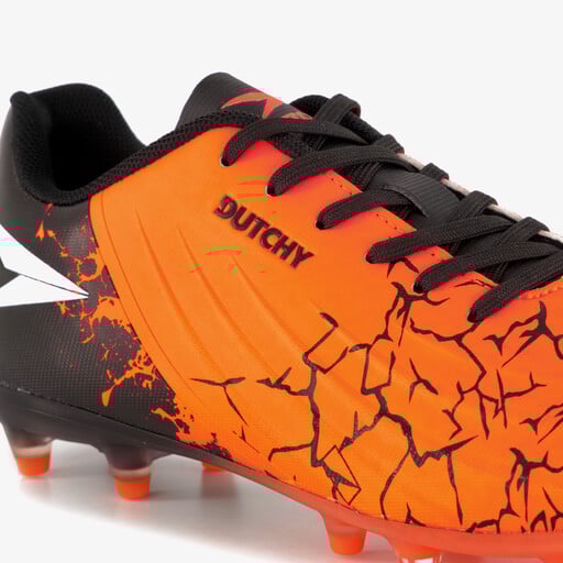 FG kinder voetbalschoenen oranje zwart