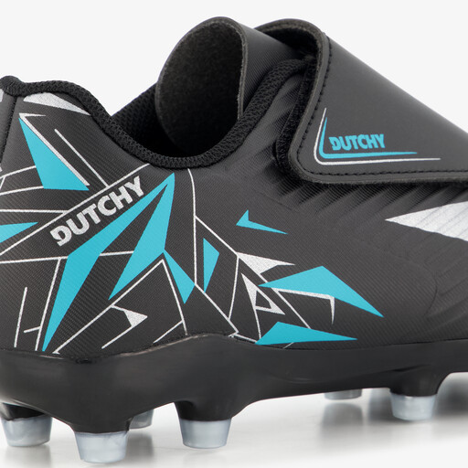 FG kinder voetbalschoenen zwart blauw