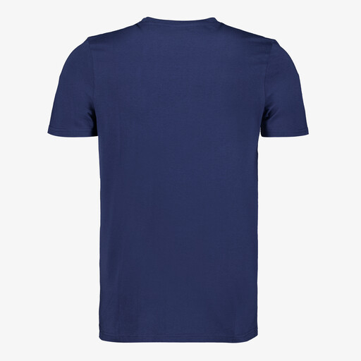 Heren T-shirt met opdruk blauw
