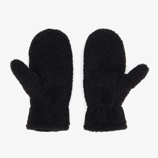 Dames teddy wanten zwart