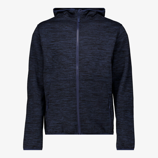 Heren outdoor fleece vest blauw