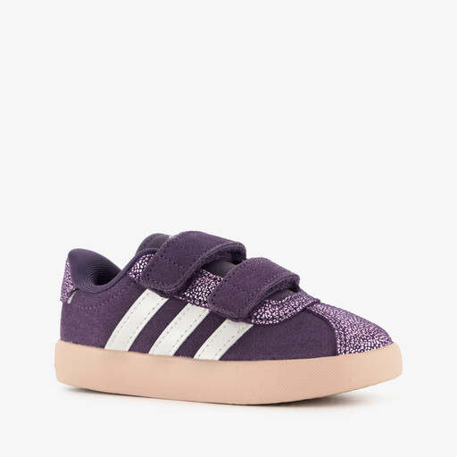 VL Court 3.0 leren kinder sneakers paars