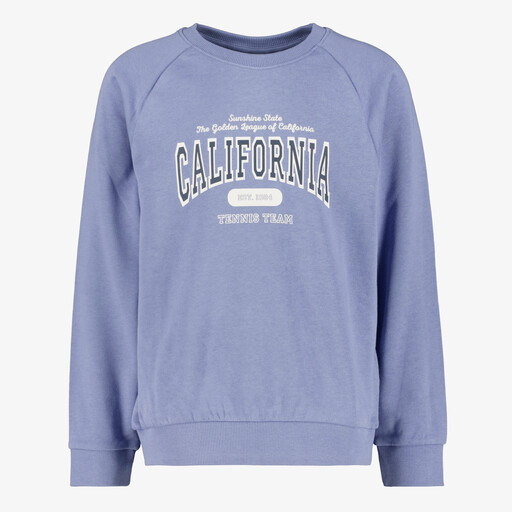 Name It meisjes sweater met tekstopdruk paars