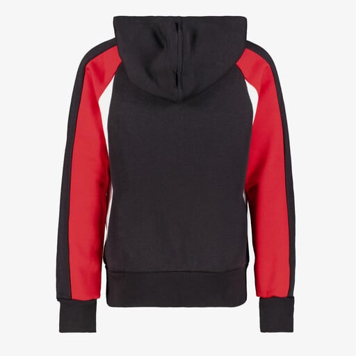J CB FL HD kinder hoodie zwart rood