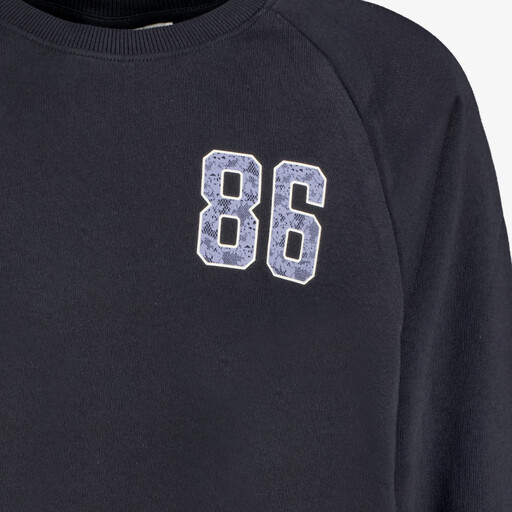 Name It meisjes sweater met opdruk zwart