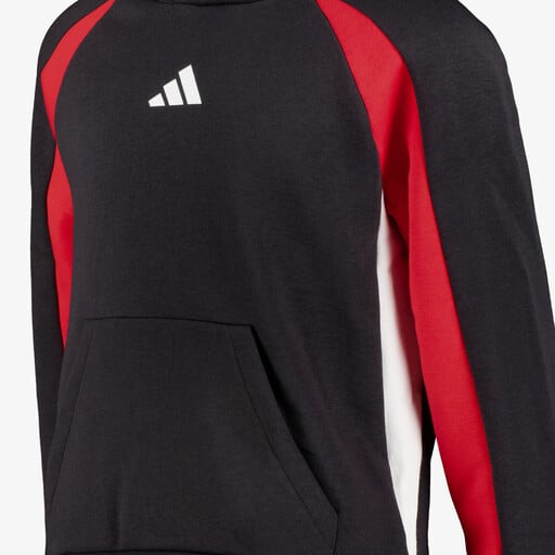 J CB FL HD kinder hoodie zwart rood