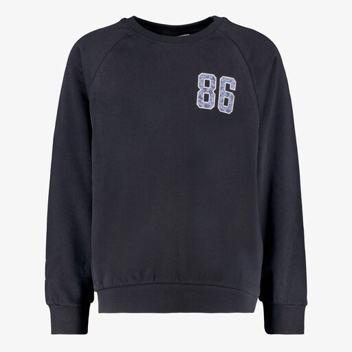 Name It meisjes sweater met opdruk zwart