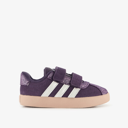 VL Court 3.0 leren kinder sneakers paars