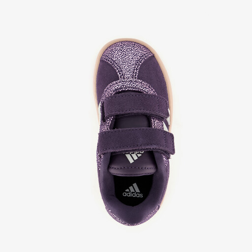 VL Court 3.0 leren kinder sneakers paars