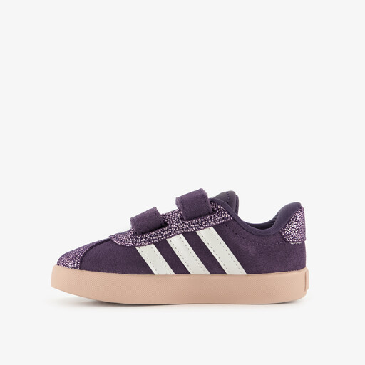 VL Court 3.0 leren kinder sneakers paars