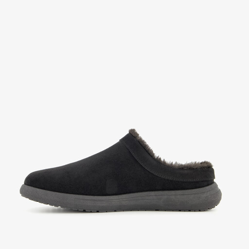 Gevoerde heren pantoffels zwart