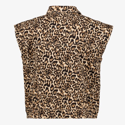 Twoday dames gilet leopard print