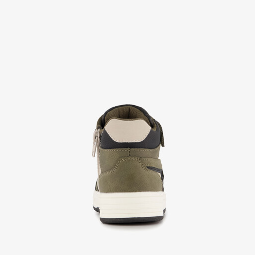 Hoge jongens sneakers groen