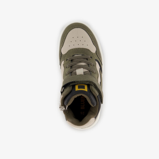 Hoge jongens sneakers groen