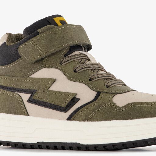 Hoge jongens sneakers groen