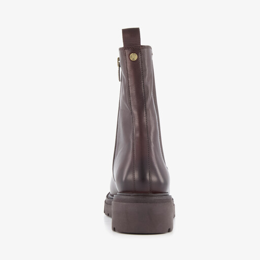 Leren dames Chelsea boots bruin