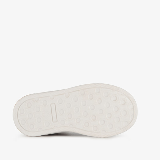 Hoge leren sneakers voor jongens cognac