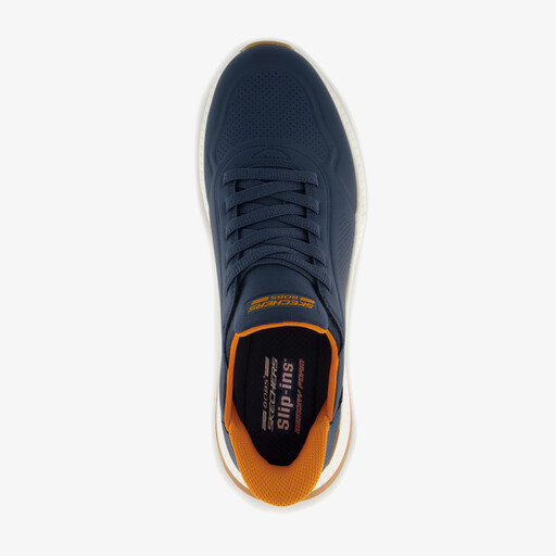 Slip-ins: BOBS Sport Squad 4 - Direct Step heren sneakers blauw