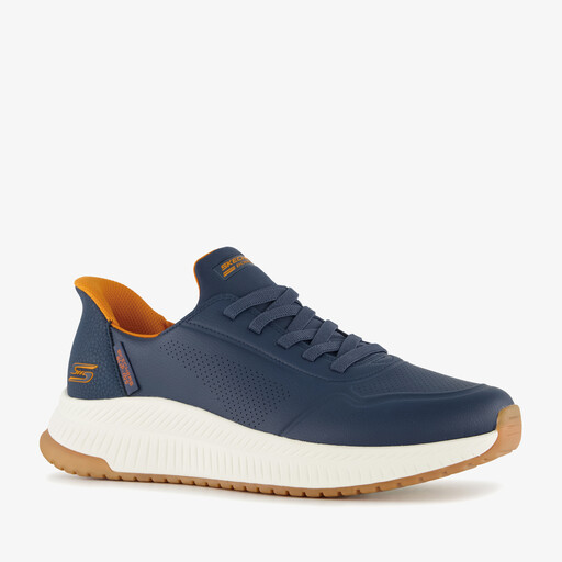 Slip-ins: BOBS Sport Squad 4 - Direct Step heren sneakers blauw