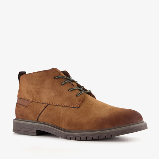 Heren veterschoenen cognac