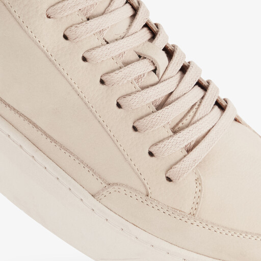 Leren heren sneakers beige