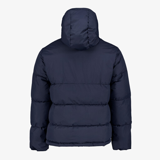 Gewatteerde heren jas blauw