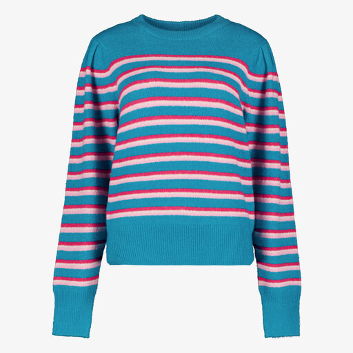 Dames trui met roze strepen