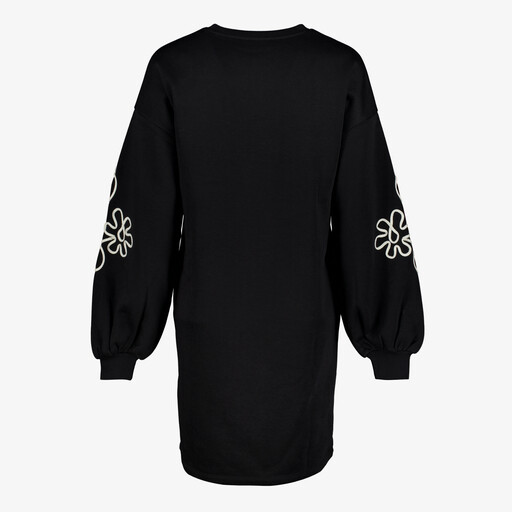 Twoday dames jurk met borduursels zwart