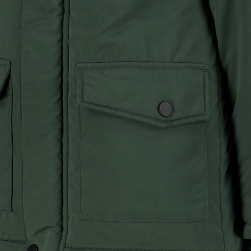 Jongens winterjas groen