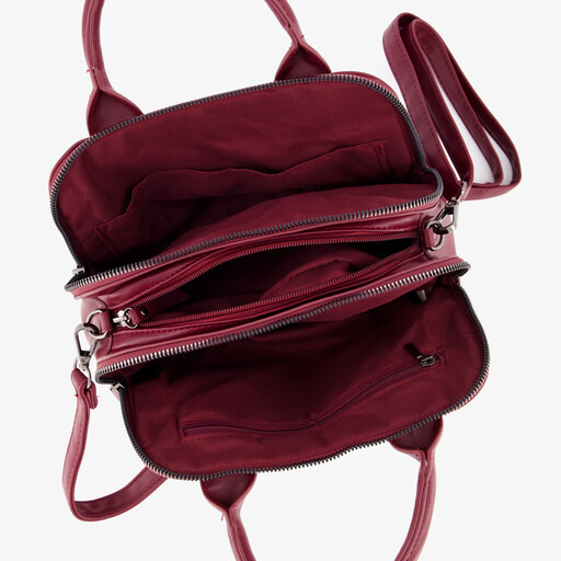 Dames schoudertas rood