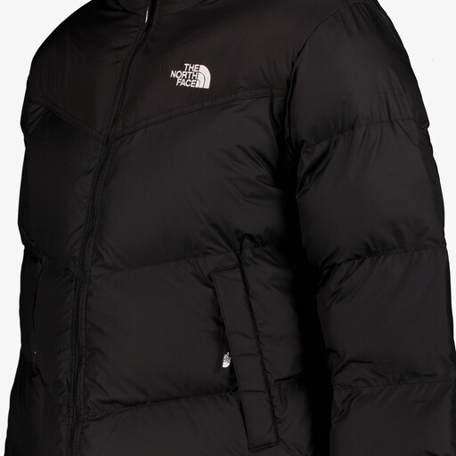 Gewatteerde heren winterjas zwart