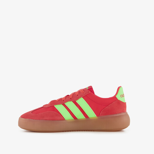 Barreda Decode suède dames sneakers rood groen