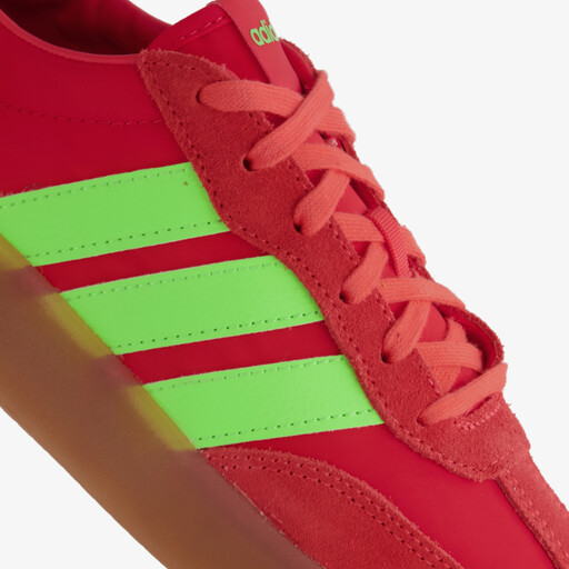 Barreda Decode suède dames sneakers rood groen