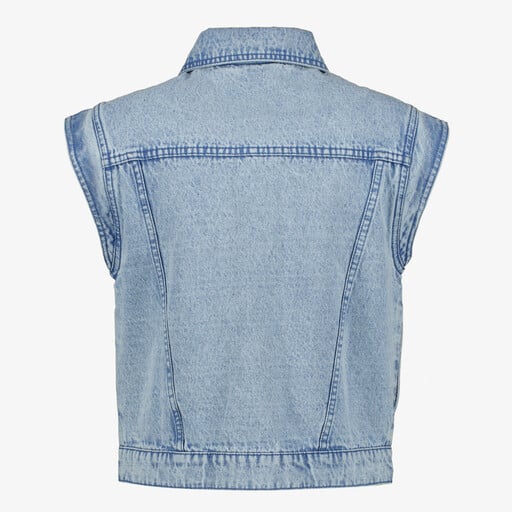 Dames denim gilet