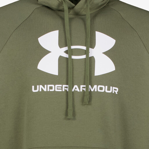 Rival Fleece Logo heren hoodie groen