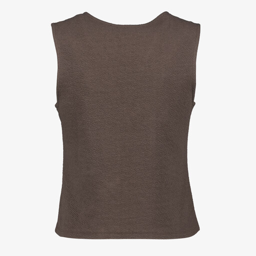 Dames gilet bruin