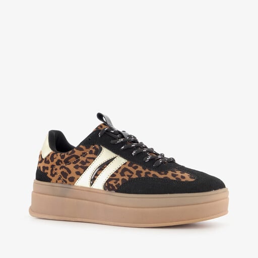 Dames sneakers met luipaardprint
