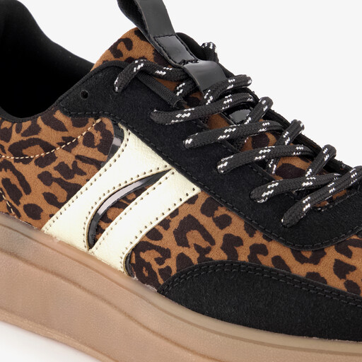 Dames sneakers met luipaardprint